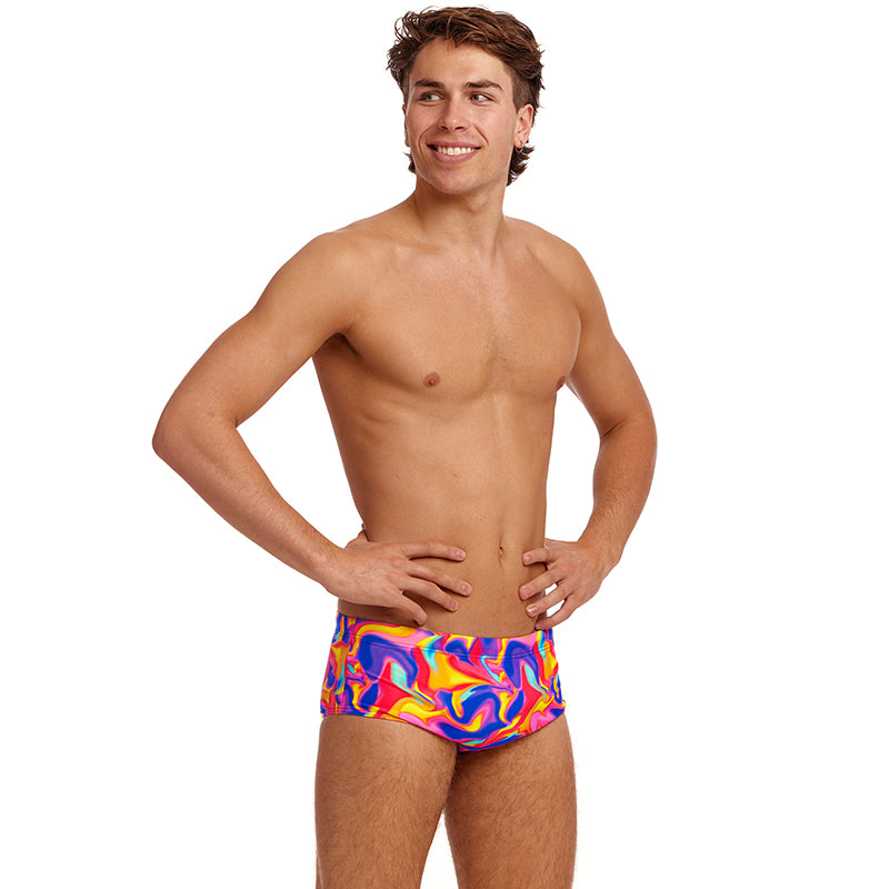 Funky Trunks - Summer Swirl - Mens Eco Sidewinder Trunks