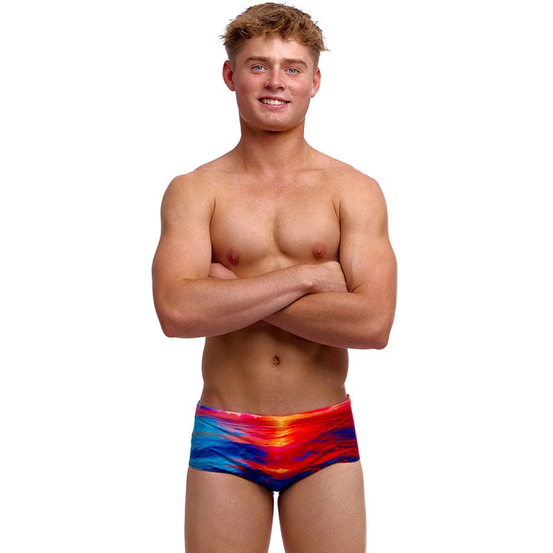 Funky Trunks - Sunset Delight - Boys Eco Sidewinder Trunks