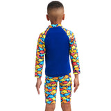 Funky Trunks - Swimmasaurus - Toddler Boys Zippy Rash Vest