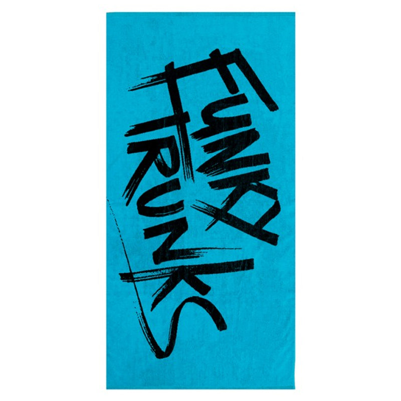 Funky Trunks - Tagged Blue - Cotton Jacquard Towel
