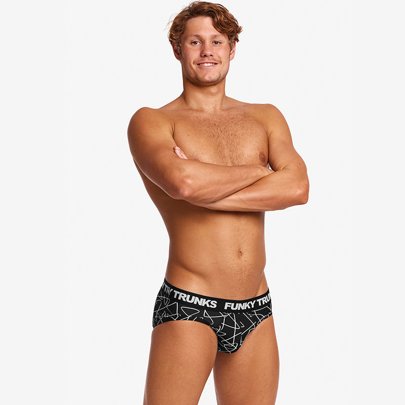 Funky Trunks - Texta Mess - Mens Underwear Briefs