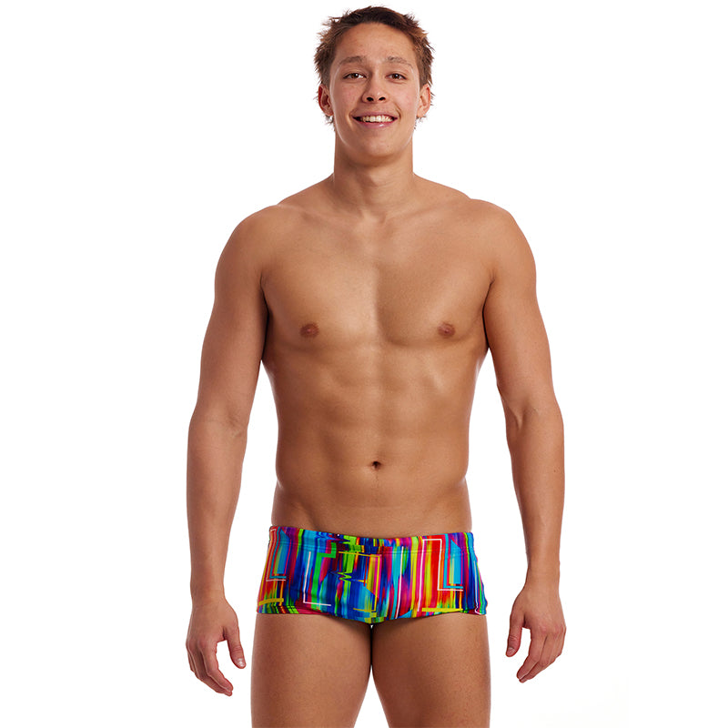 Funky Trunks - The Glitch - Mens Eco Sidewinder Trunks