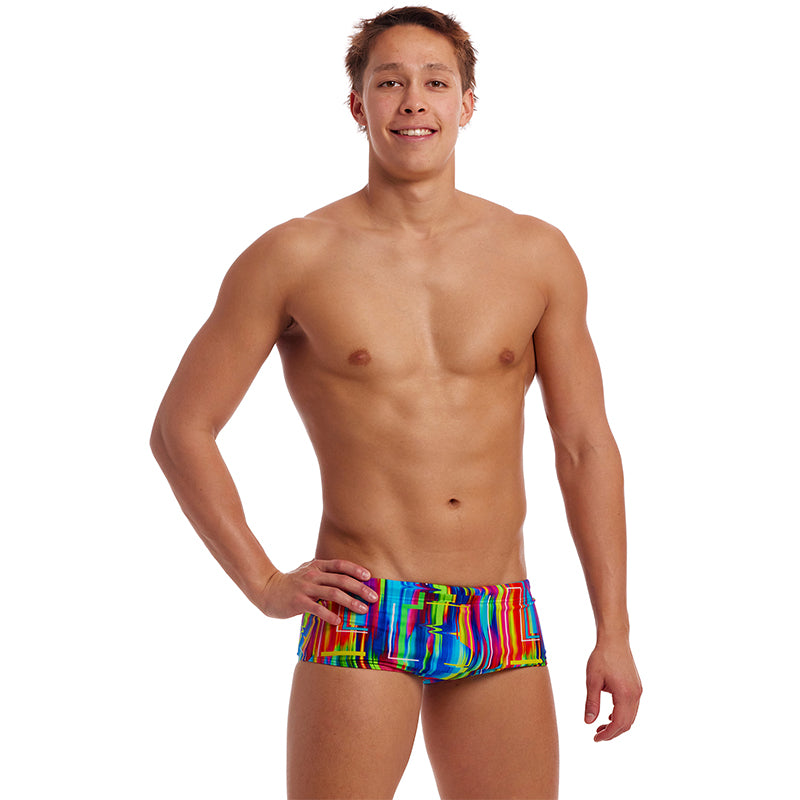 Funky Trunks - The Glitch - Mens Eco Sidewinder Trunks