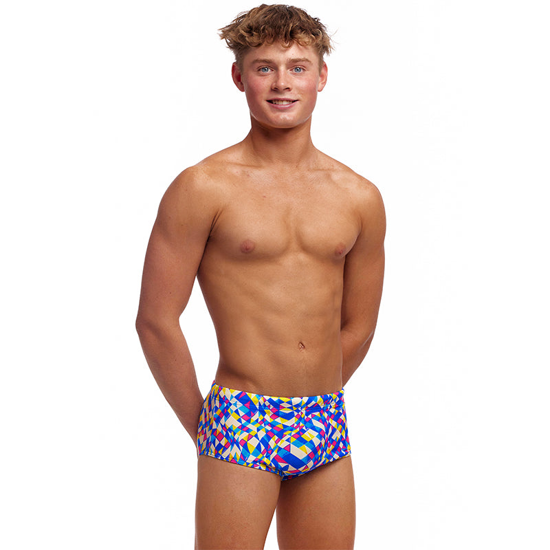 Funky Trunks - Time Warp - Boys Eco Sidewinder Trunks