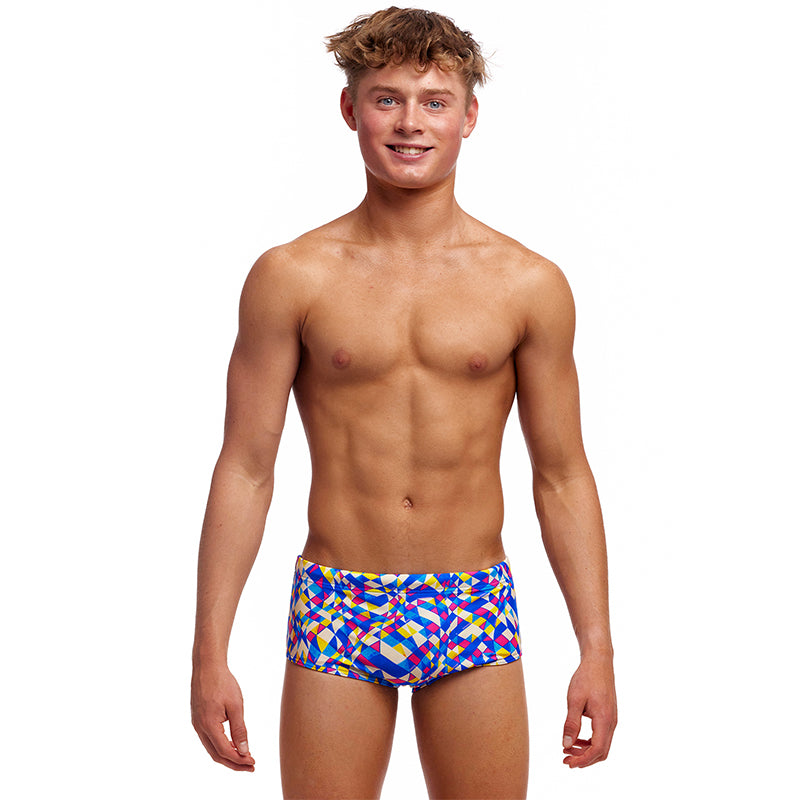 Funky Trunks - Time Warp - Boys Eco Sidewinder Trunks