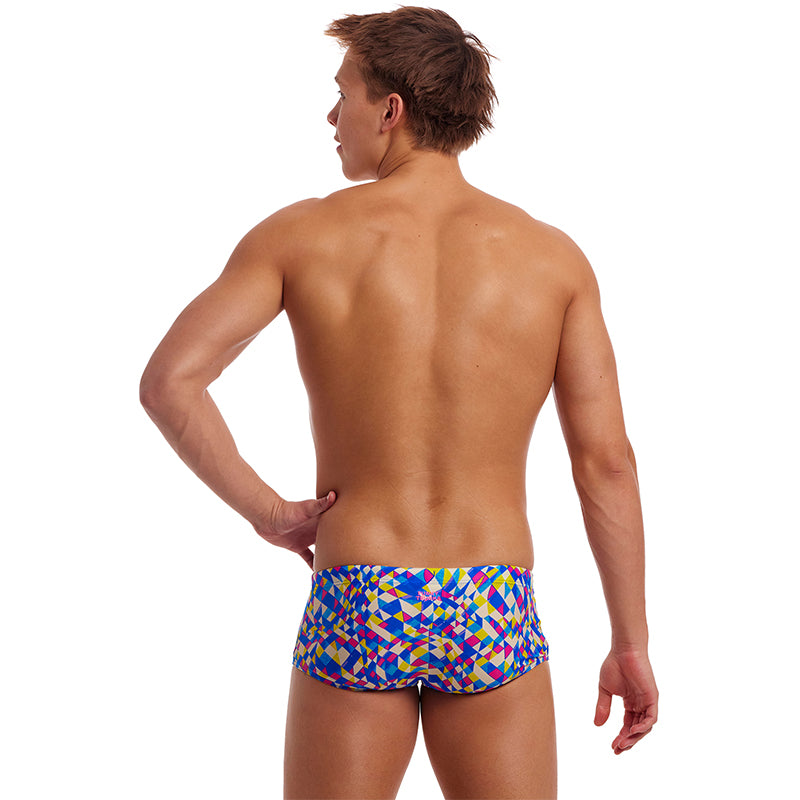 Funky Trunks - Time Warp - Mens Eco Sidewinder Trunks