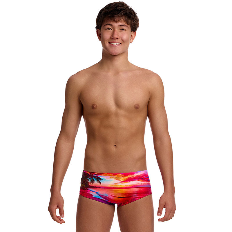 Funky Trunks - Touch Of Paradise - Boys Eco Sidewinder Trunks