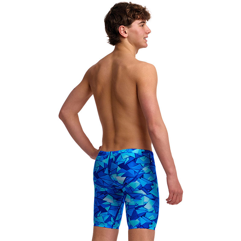 Funky Trunks - Try Blue - Boys Eco Fast Training Jammers