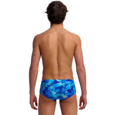 Funky Trunks - Try Blue - Boys Eco Sidewinder Trunks