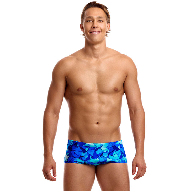 Funky Trunks - Try Blue - Mens Eco Classic Trunks