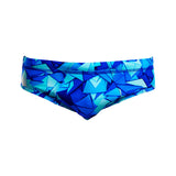 Funky Trunks - Try Blue - Mens Eco Seamed Briefs