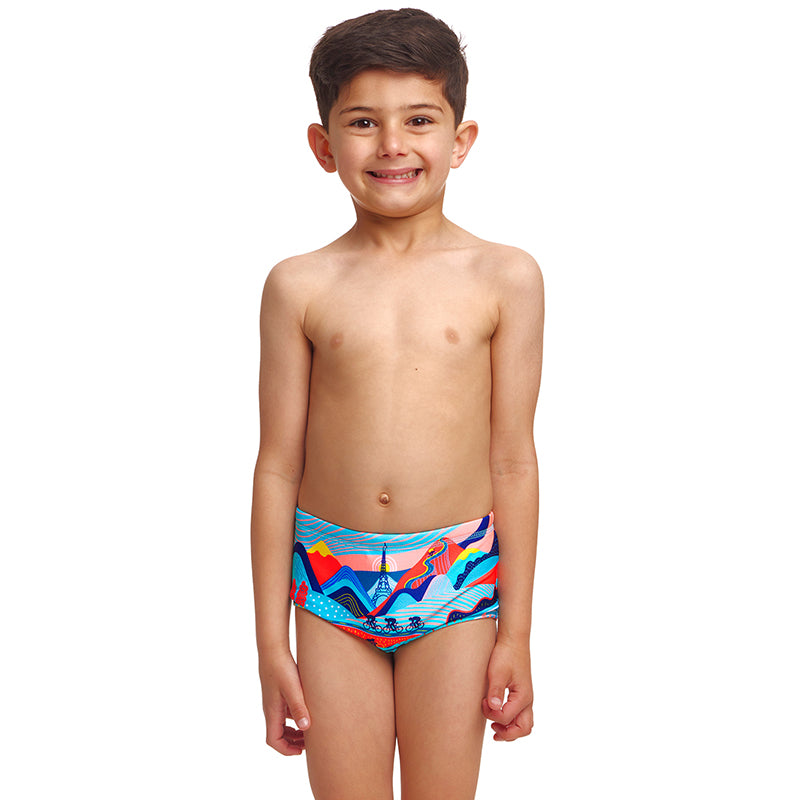 Funky Trunks - Vive La Funky - Toddler Boys Eco Printed Trunks