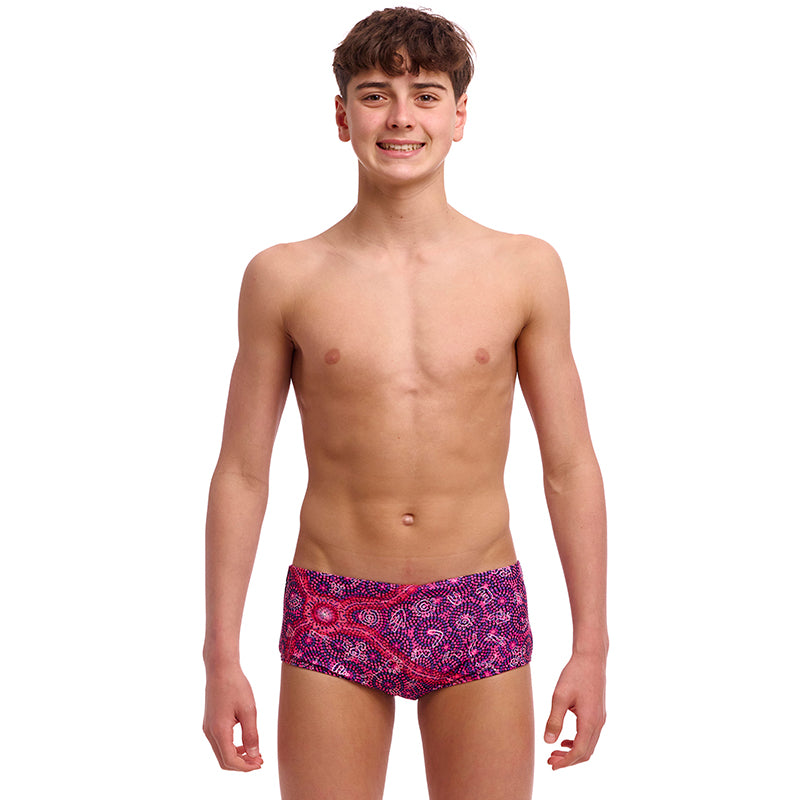 Funky Trunks - Walk Together - Boys Eco Sidewinder Trunks