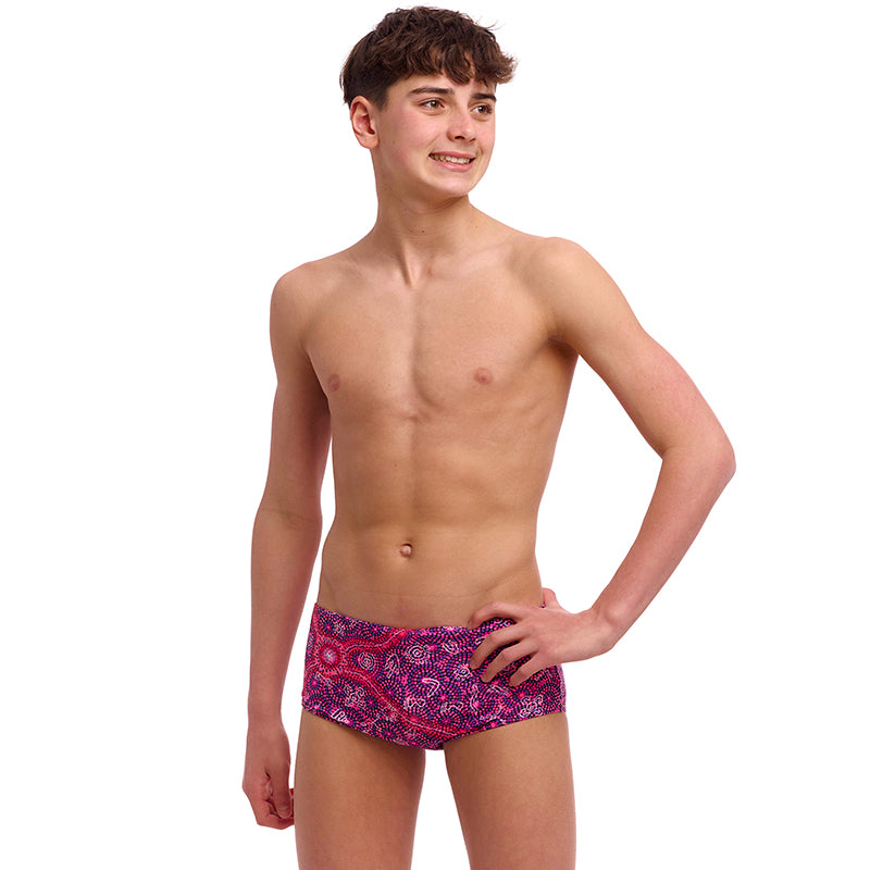 Funky Trunks - Walk Together - Boys Eco Sidewinder Trunks