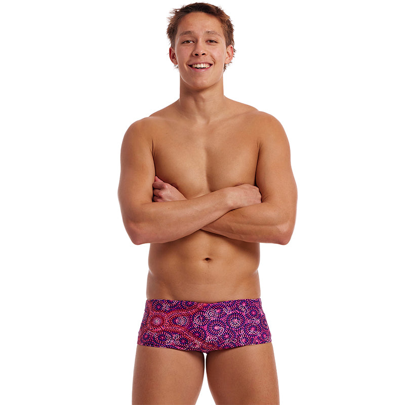 Funky Trunks - Walk Together - Mens Eco Sidewinder Trunks