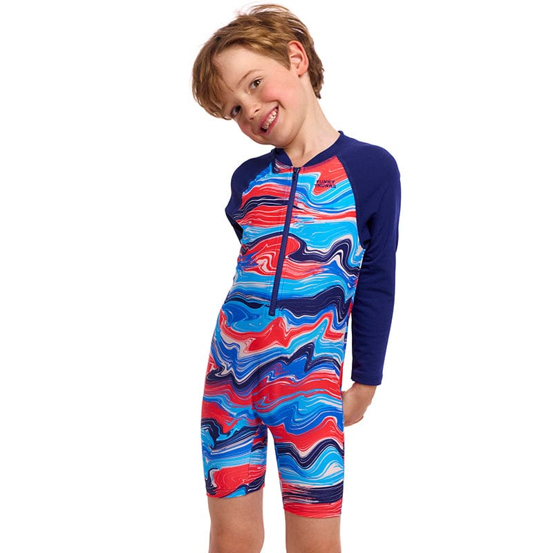 Funky Trunks - Wave Craze - Toddler Boys Go Jump Suit