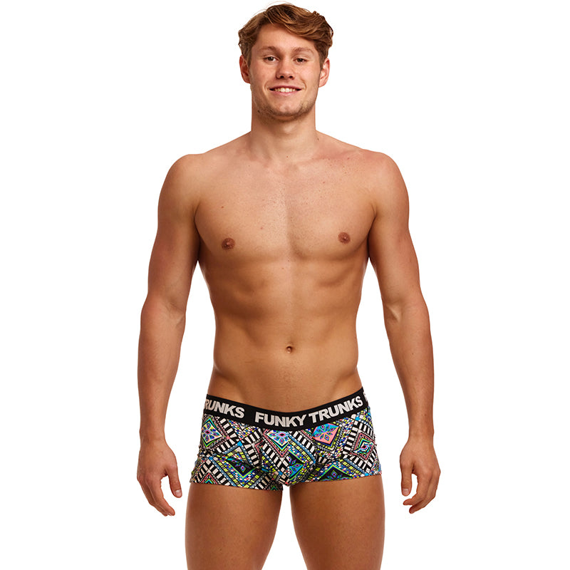 Funky Trunks Weave Please Mens Underwear Trunks Aqua Swim Supplies