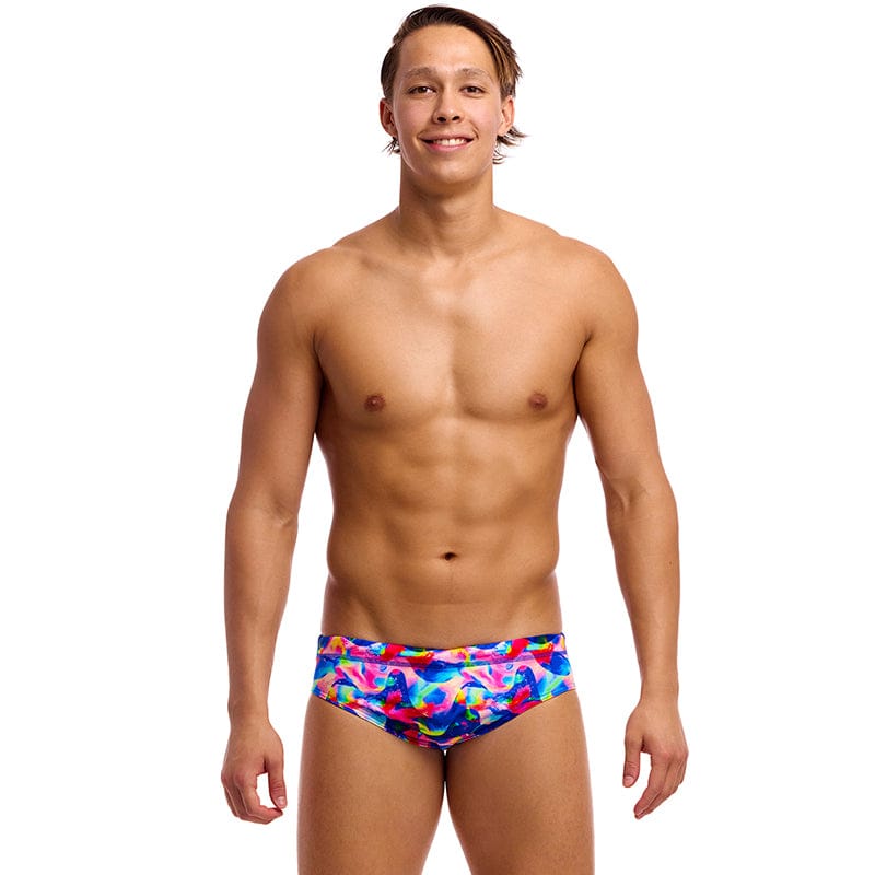 Funky Trunks - Wet Wave - Mens Eco Classic Briefs