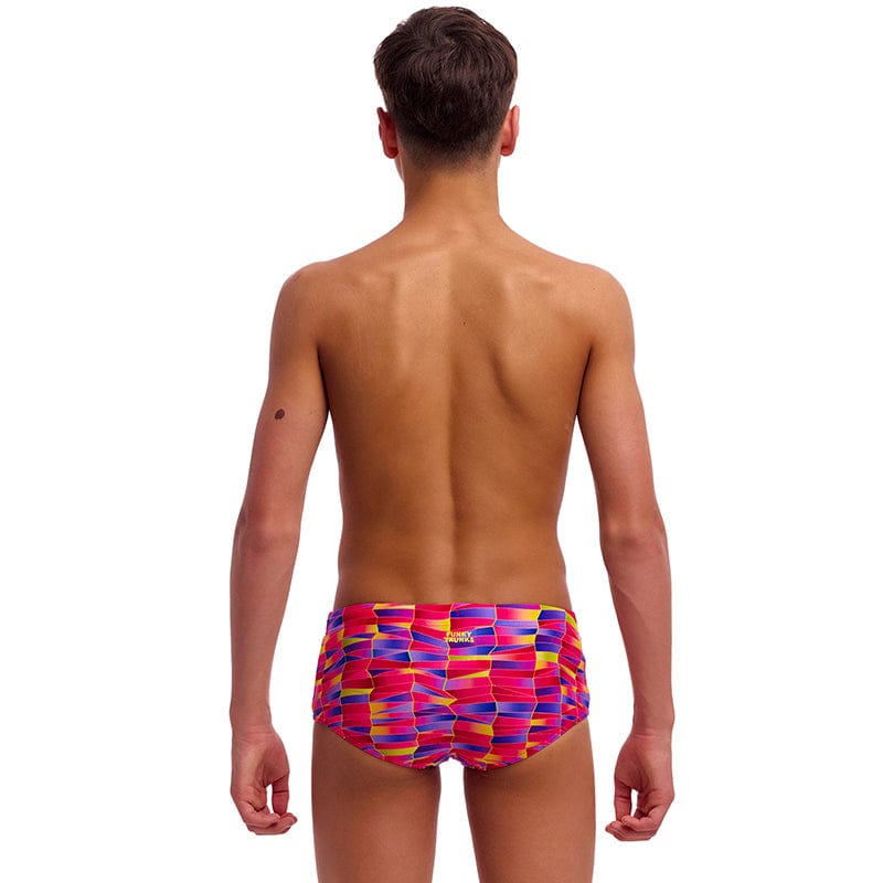 Funky Trunks - Wriggle Walls - Boys Eco Sidewinder Trunks