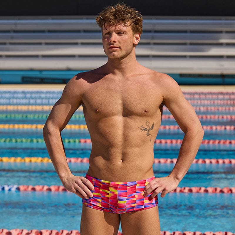 Funky Trunks - Wriggle Walls - Mens Eco Sidewinder Trunks