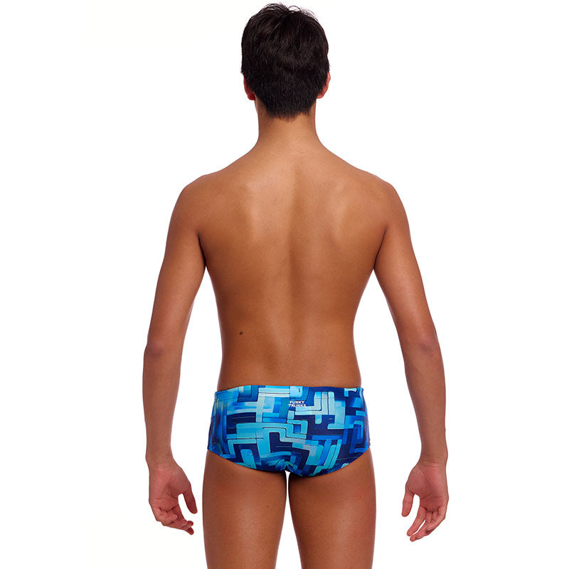 Funky Trunks - You Blued - Boys Eco Sidewinder Trunks