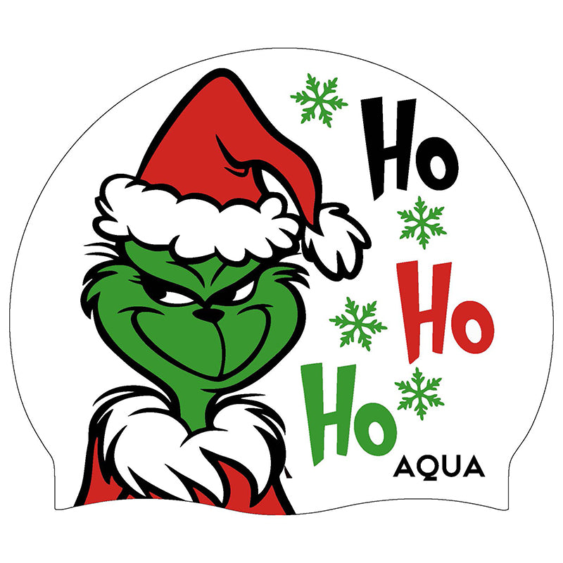 Grinch Ho Ho Ho - Christmas Swim Hat