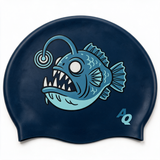 Angler Fish - Halloween Swim Hat - Blue