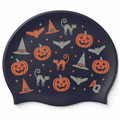 Vintage - Halloween Swim Hat - Purple