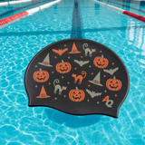 Vintage - Halloween Swim Hat - Black