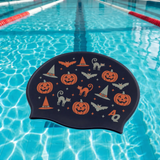 Vintage - Halloween Swim Hat - Purple