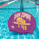 5am Zombie - Halloween Swim Hat - Purple