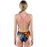 Maru - Chloe Hydro Vision Back Ladies Swimsuit - Multi/Pink