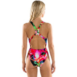 Maru - Groovy Zone Back One Piece Swimsuit - Pink