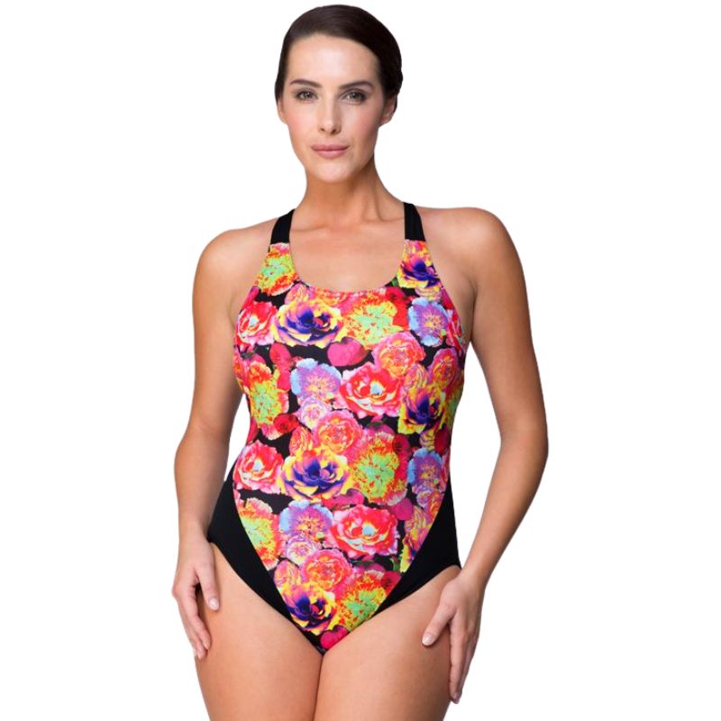 Maru - Heatmap Foral Pacer Zap Back Ladies Swimsuit
