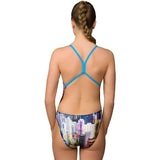 Maru - High Rise Sparkle Speed Back Ladies Swimsuit - Multi