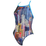 Maru - High Rise Sparkle Speed Back Ladies Swimsuit - Multi