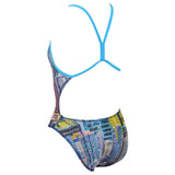 Maru - High Rise Sparkle Speed Back Ladies Swimsuit - Multi