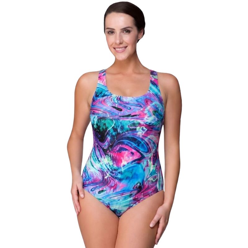 Maru - Lightning Pacer Hydro Back Ladies Swimsuit - Multi