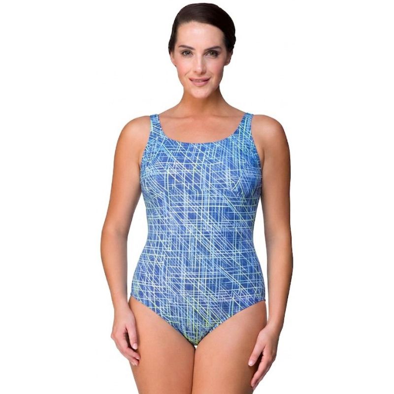 Maru - Lindos Pacer Cruz Back Ladies Swimsuit - Navy