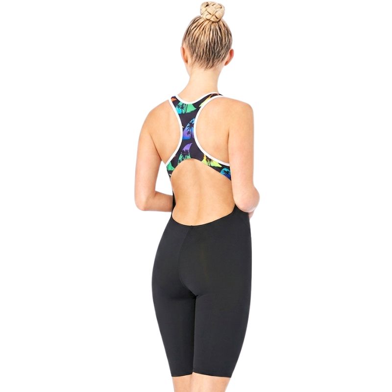 Maru - Shark Bait Pacer Panel Ladies Legsuit - Black/Multi