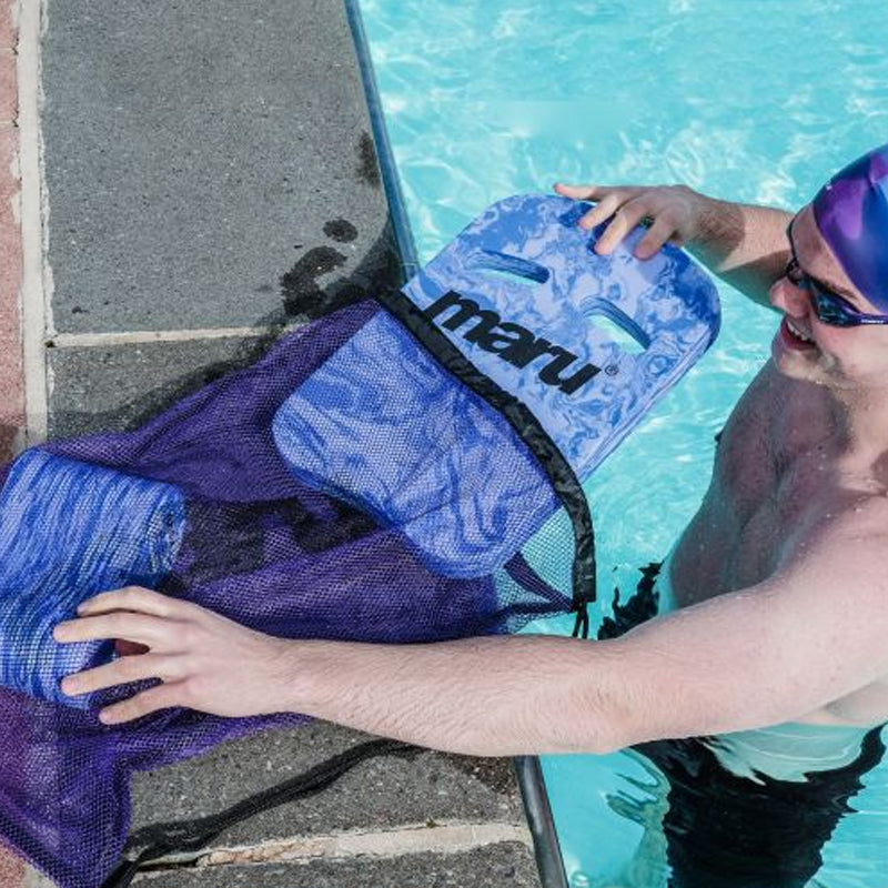 Maru - Swirl Pull Buoy - Dark Purple/Purple