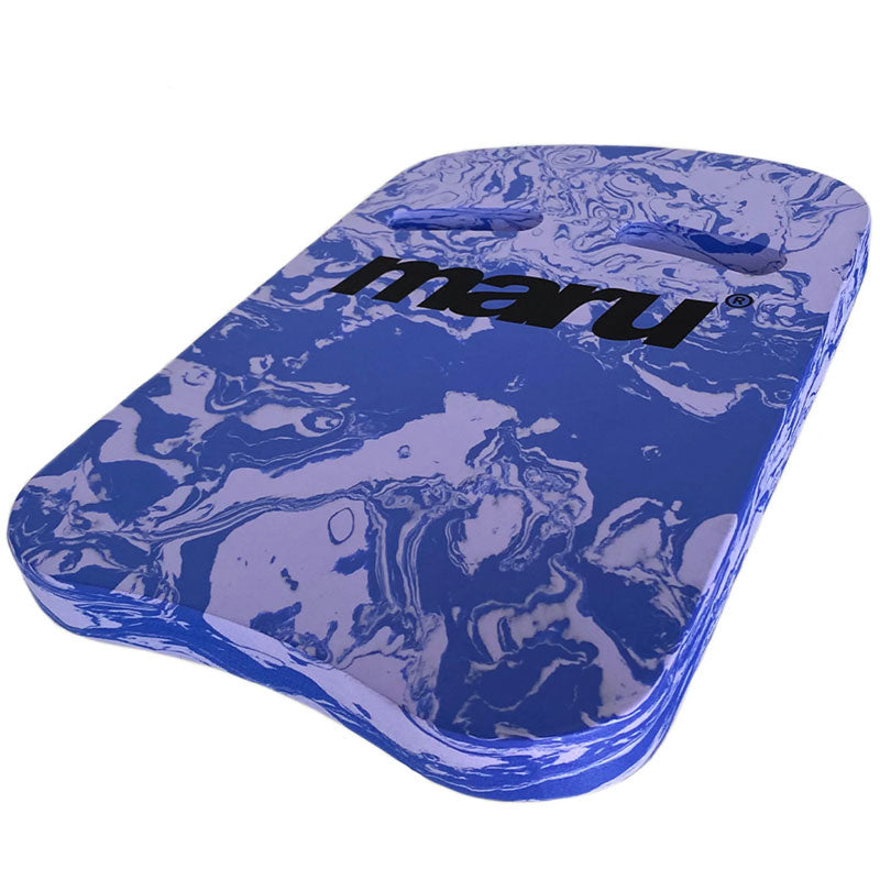 Maru - Swirl Two Grip Fitness Kickboard - Dark Purple/Purple