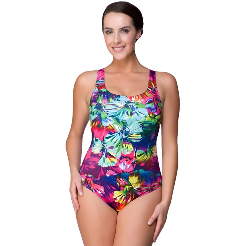 Maru - Tropic Pacer Hydro Back Ladies Swimsuit - Multi