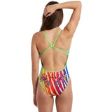 Meadore Ladies Swimwear - Africa Slim Back One Piece