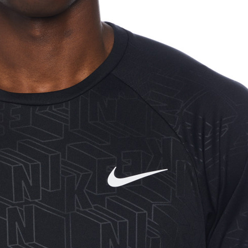 Nike - Blocks Short Sleeve Hydroguard (Black)