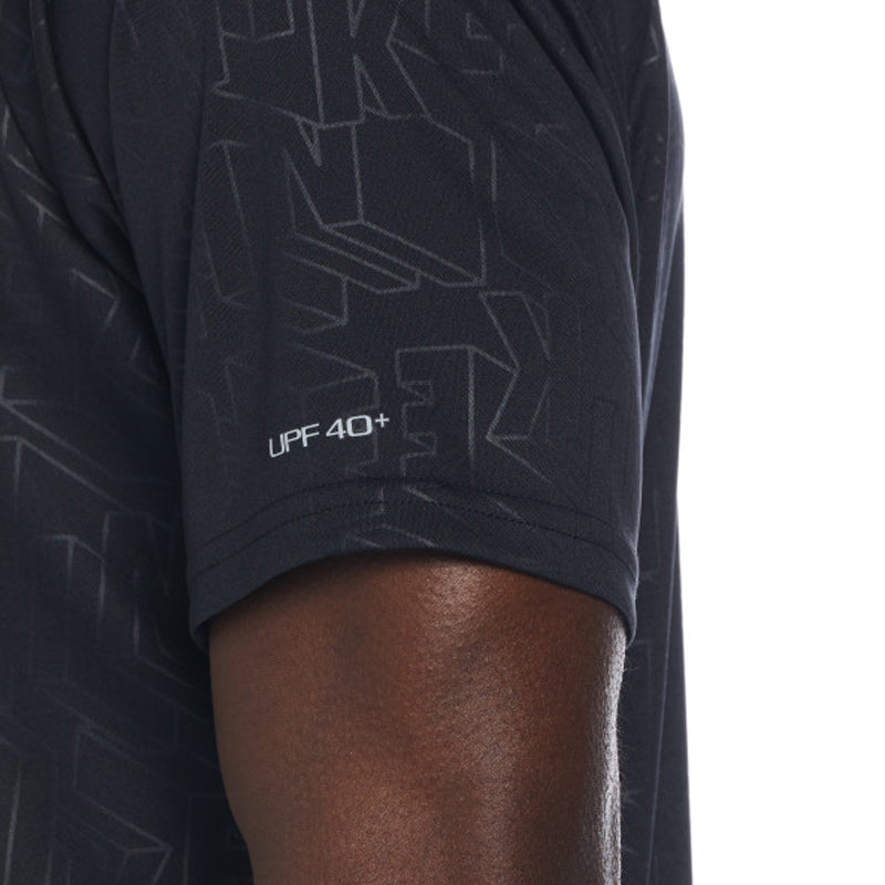 Nike - Blocks Short Sleeve Hydroguard (Black) – Aqua Swim Supplies