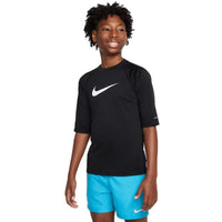 Nike - Boys Essential Short Sleeve Hydroguard (Black)