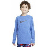 Nike - Boys Heather Long Sleeve Hydroguard (Game Royal)