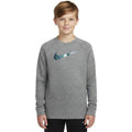 Nike - Boys Heather Long Sleeve Hydroguard (Particle Grey)