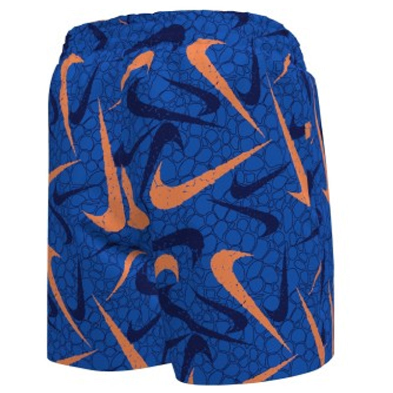 Nike - Boy's Pebble Aop 4" Volley Short (Blue Crystal)